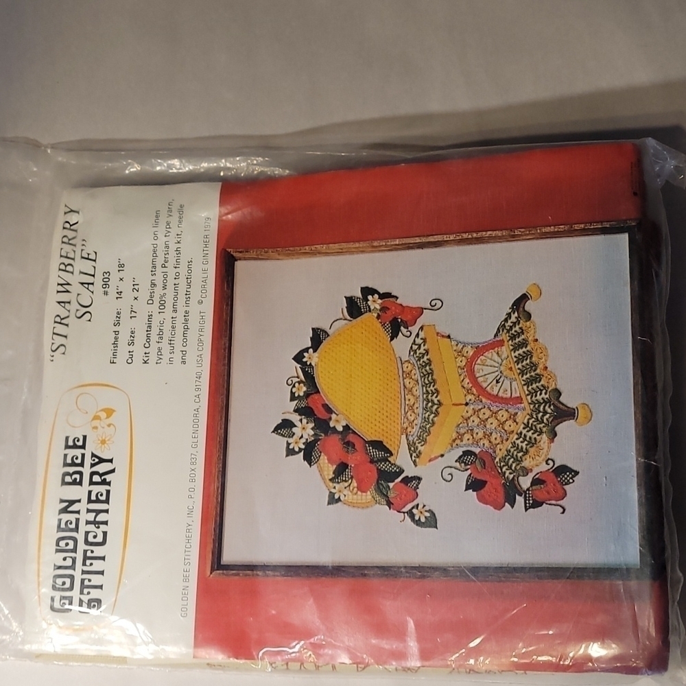 Golden Bee Crewel Embroidery Kit